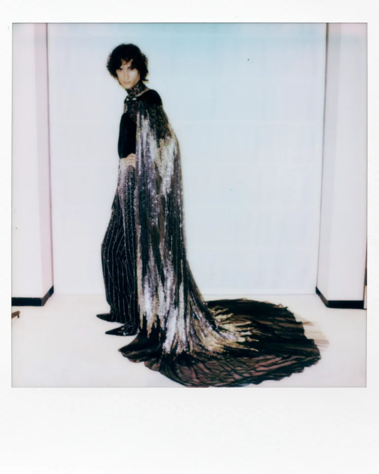 Sombr Makes His Met Gala Debut in a Valentino Cape Requiring 500 Hours of Work