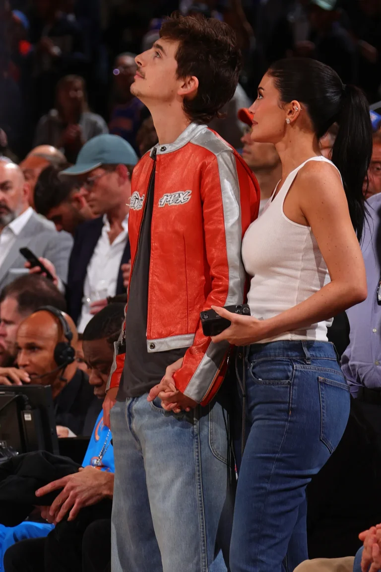 Kylie Jenner Does Knicks Team Colors Her Way—Birkin Included