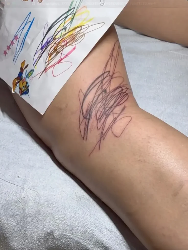 Rihanna’s New Tattoo Was ‘Designed by Her Babies’