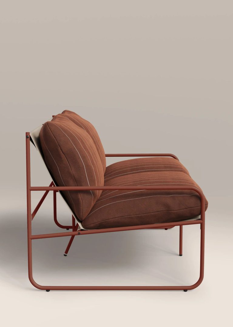 This Garden Sofa’s Deep-Padded Cushions Are Comfortably Chic |