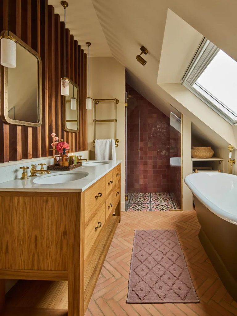 This Interior Designer Converted Her Loft Into an Art Deco Bedroom