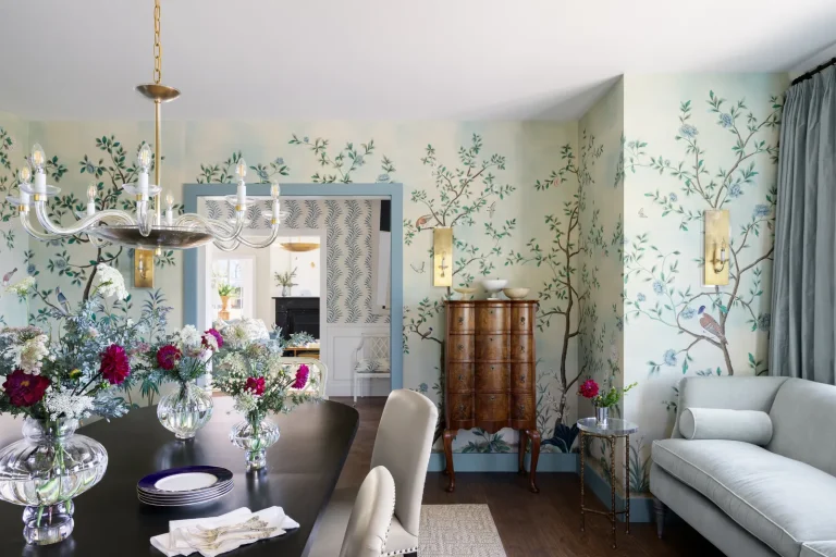The Art of Using Two Wallpapers in One Room The Art of Using Two Wallpapers in One Room