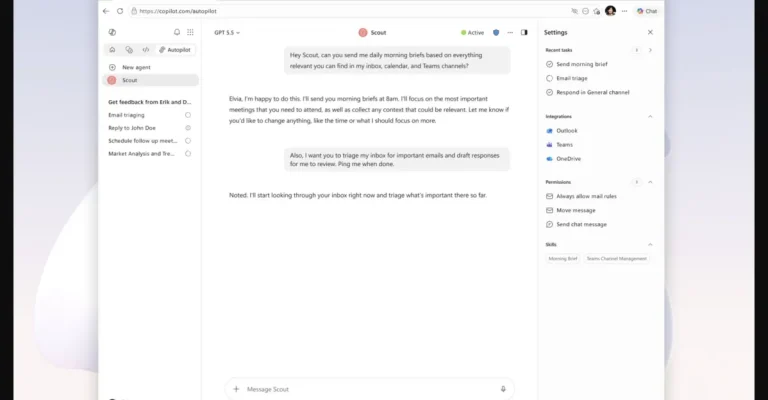Microsoft Scout is a new AI personal assistant built on OpenClaw