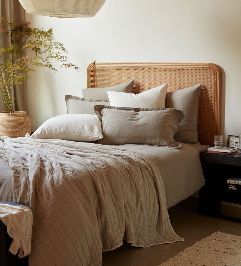 The Number of Cushions to Style on Your Bed, Says a Designer