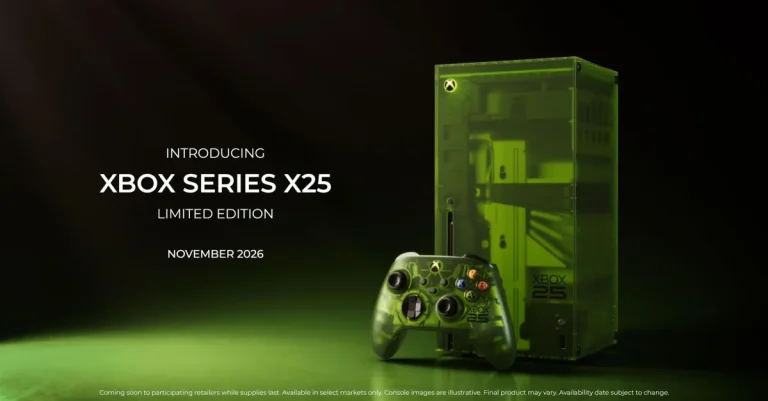 Microsoft’s Xbox 25th anniversary console comes in translucent green