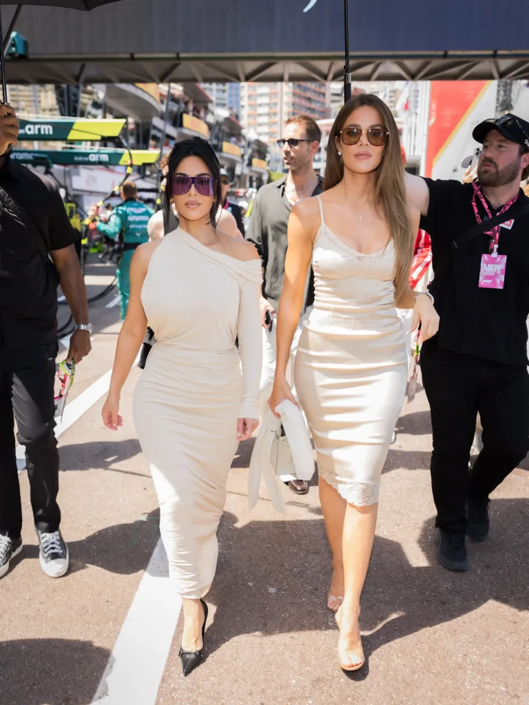 Kim Kardashian Cheers on Lewis Hamilton at the Monaco Grand Prix in Style Kim Kardashian Cheers on Lewis Hamilton at the Monaco Grand Prix in Style