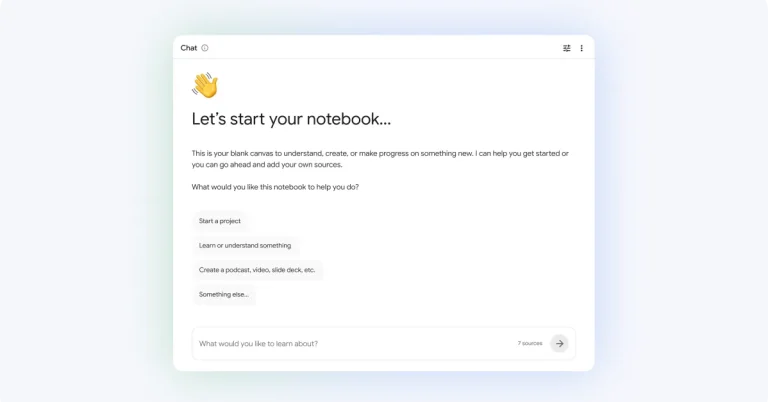 NotebookLM’s Gemini 3.5 upgrade adds a cloud computer and help finding sources