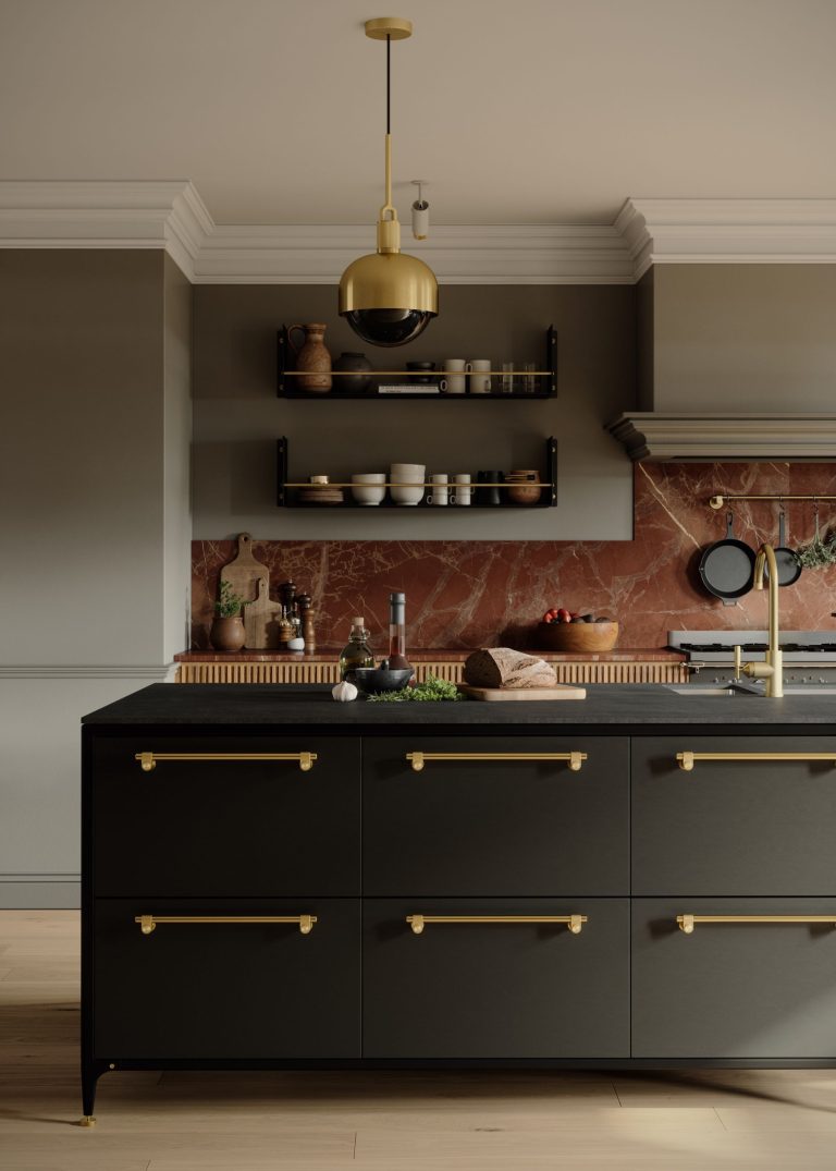 Should Kitchen Cabinets Match Your Wall Colors?