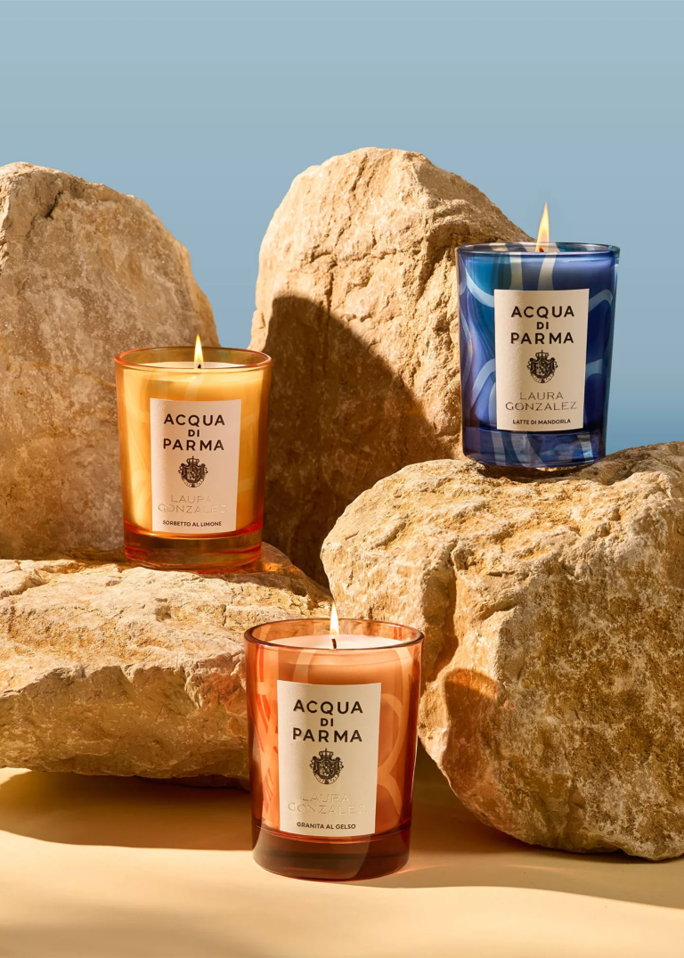 Laura Gonzalez Drops a Candle Collection with Acqui di Parma |