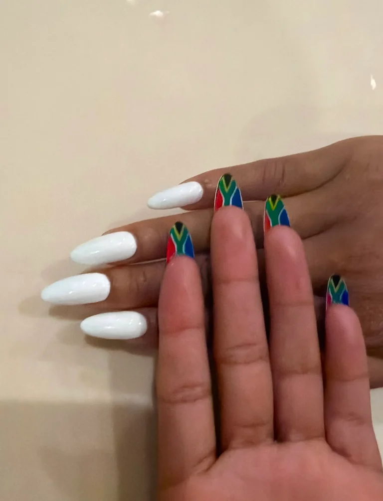 Tyla Wore Her National Pride on Her Nails for the FIFA World Cup Opening Ceremony Tyla Wore Her National Pride on Her Nails for the FIFA World Cup Opening Ceremony