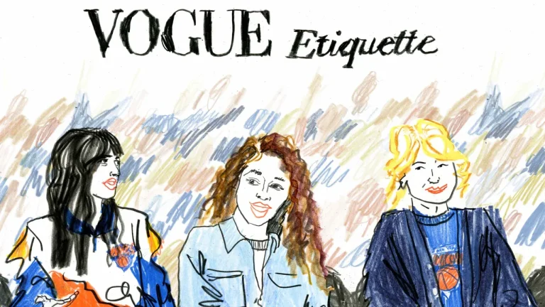 Vogue Etiquette: Martha Stewart, Cazzie David, and Jordyn Woods on Stopping the Manspread and Other Courtside Courtesies