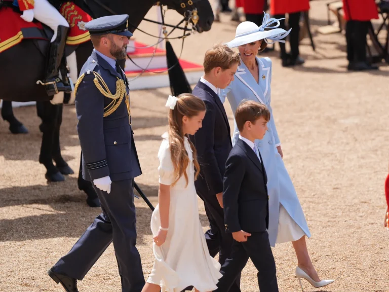 Kate Middleton, Princes George and Louis Have a Matching Mother-Son Moment at Trooping the Colour 2026 Kate Middleton, Princes George and Louis Have a Matching Mother-Son Moment at Trooping the Colour 2026