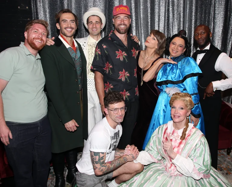 Taylor Swift and Travis Kelce Coordinate for a Backstage Broadway Date Night Taylor Swift and Travis Kelce Coordinate for a Backstage Broadway Date Night