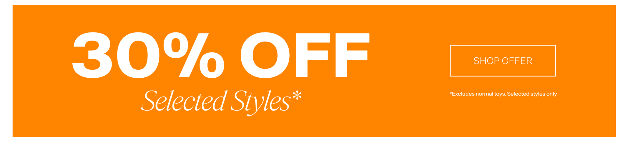 Bras N Things 30 percent off selected styles