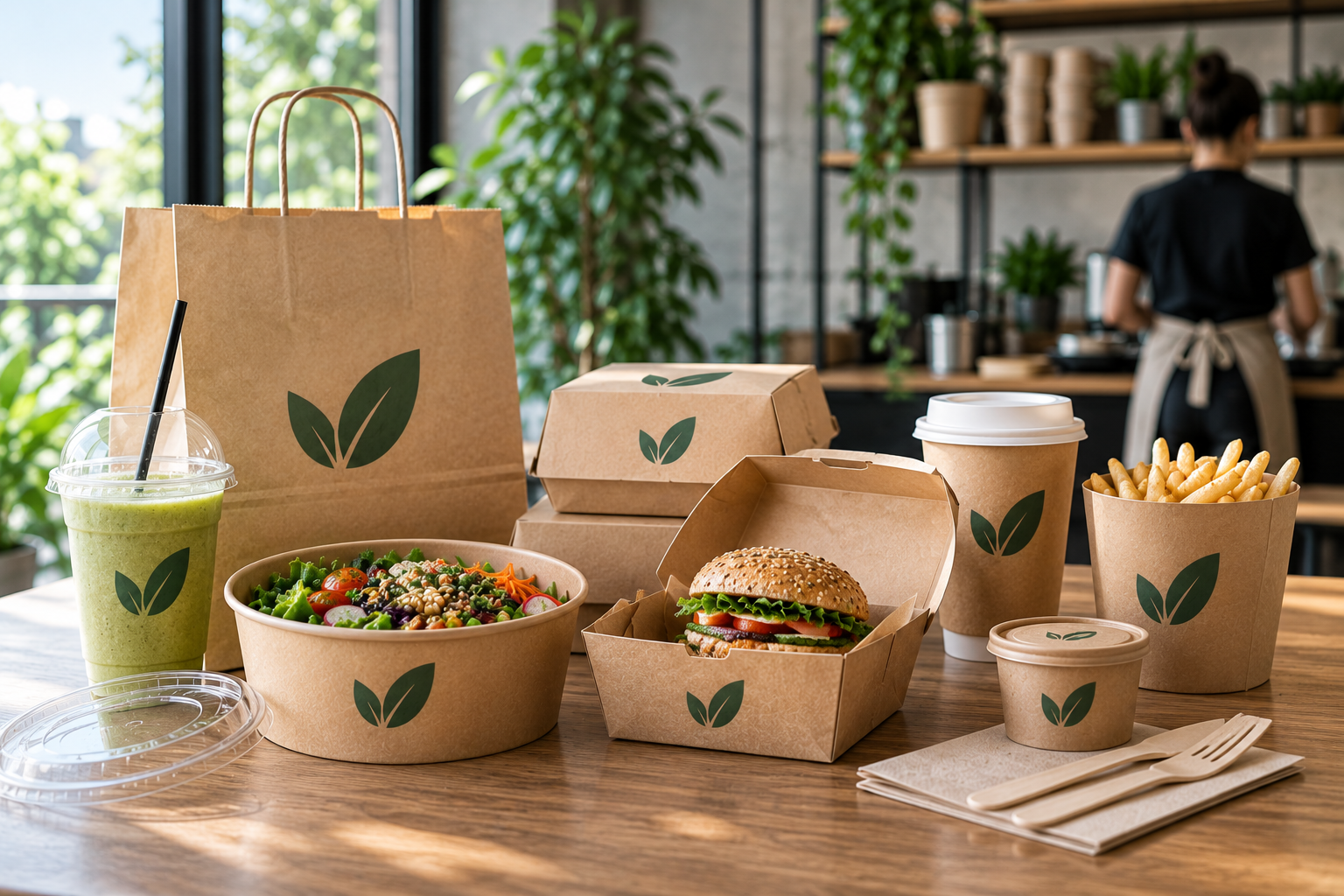 Sustainable takeaway packaging for modern food businesses